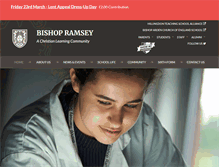 Tablet Screenshot of bishopramseyschool.org